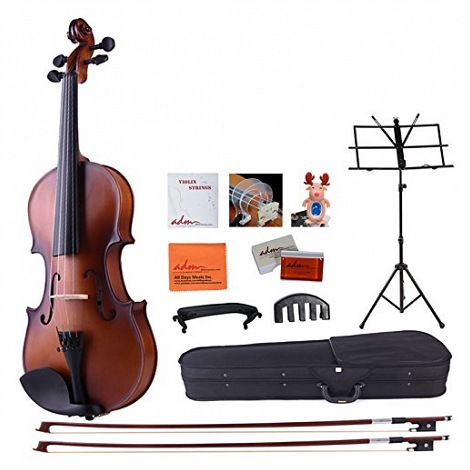 hunting bow for beginner Student Acoustic Starter Handcrafted Kits, Solid Violin Beginner Wood