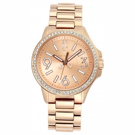 Juicy Couture Jetsetter Rose Gold-Tone Ladies Watch